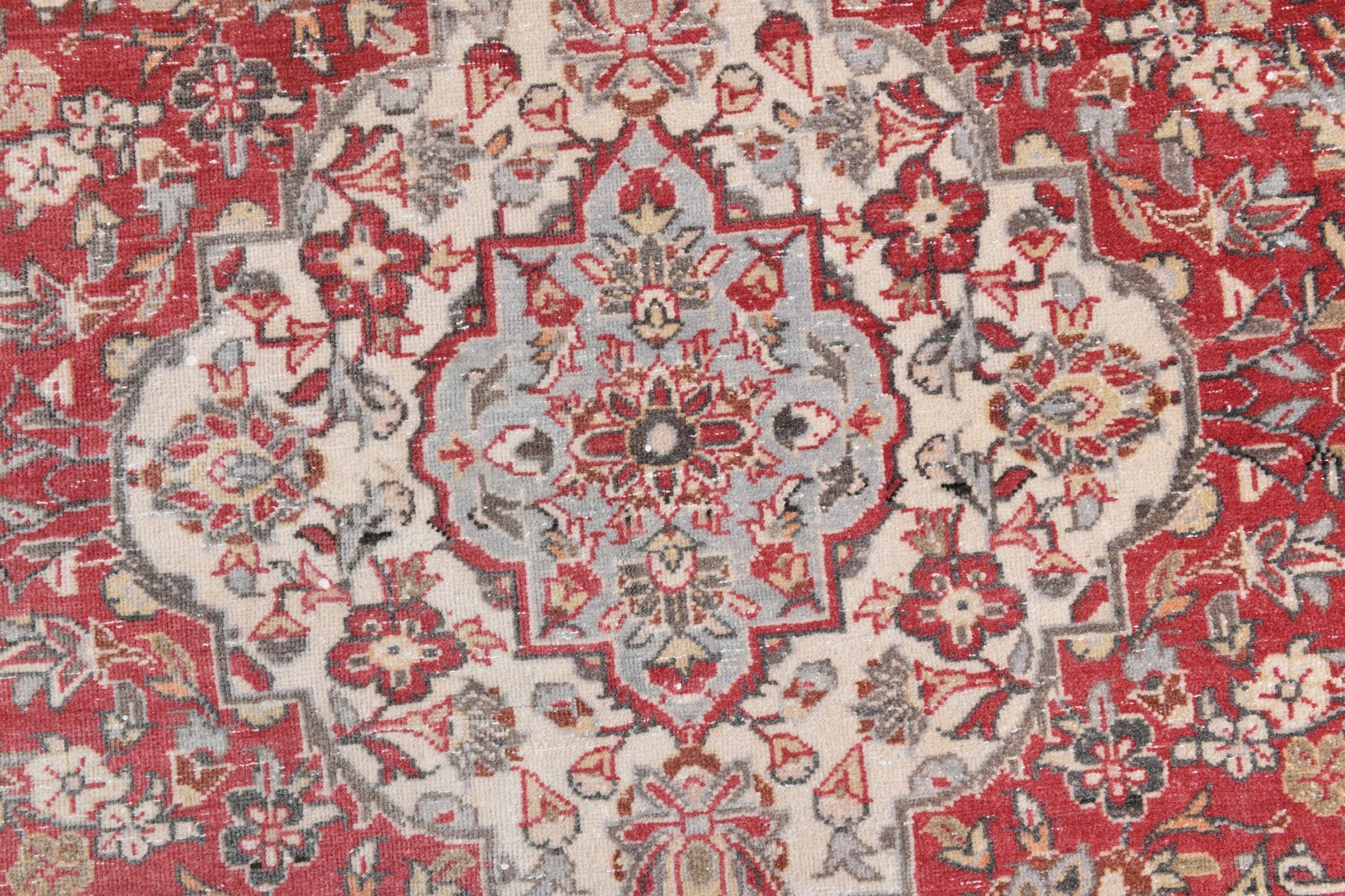 9' x 13' Red Vintage Persian Rug  |  RugReform