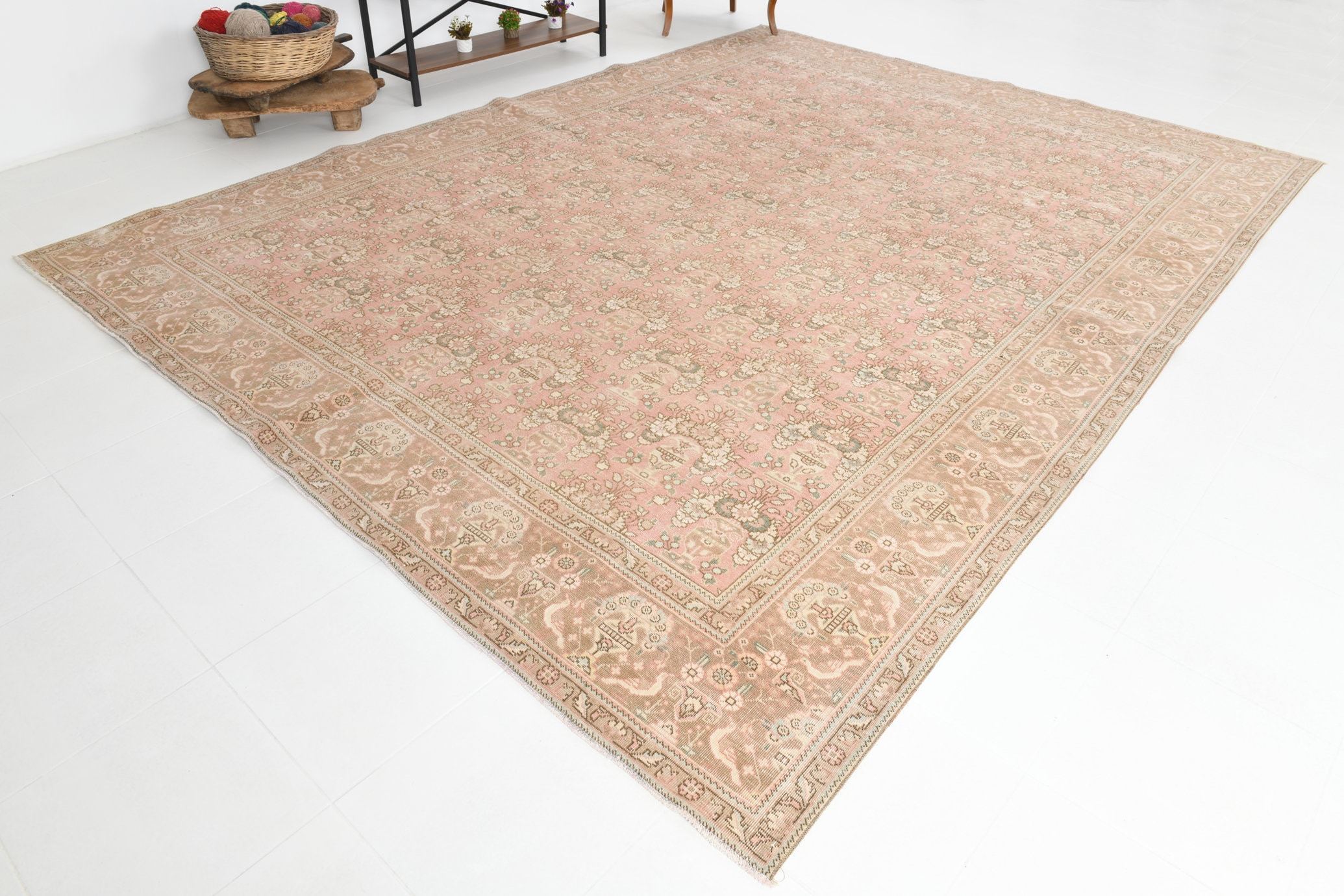 9' x 12' Multi Color Vintage Persian Rug  |  RugReform