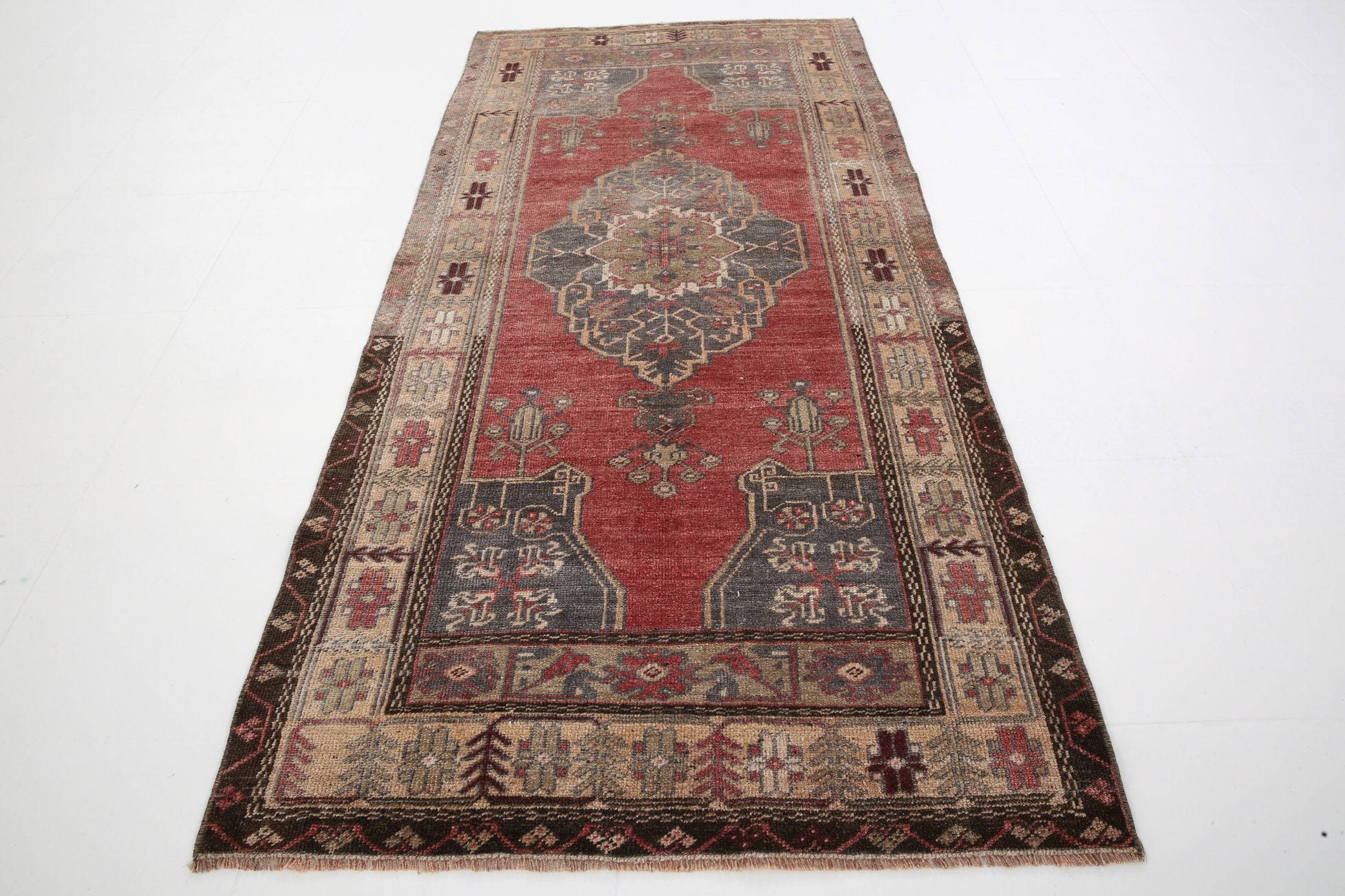 3' x 6' Red Turkish Vintage Rug  |  RugReform