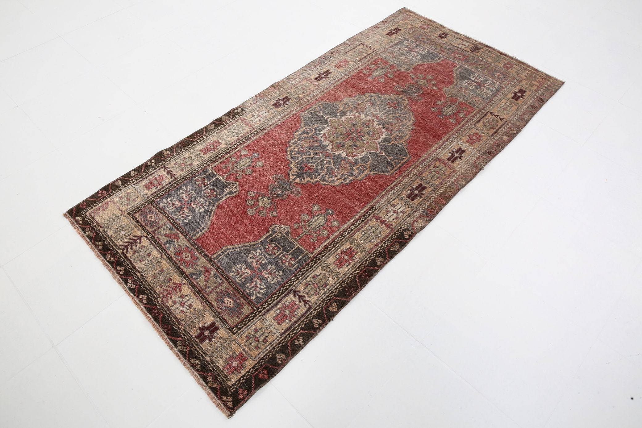 3' x 6' Red Turkish Vintage Rug  |  RugReform