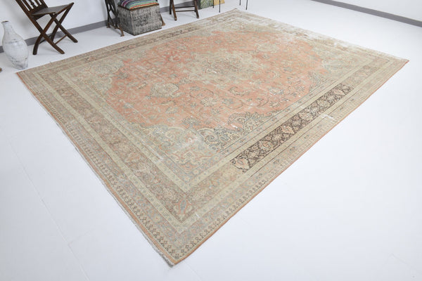 9' x 11' Multi Color Turkish Vintage Rug  |  RugReform