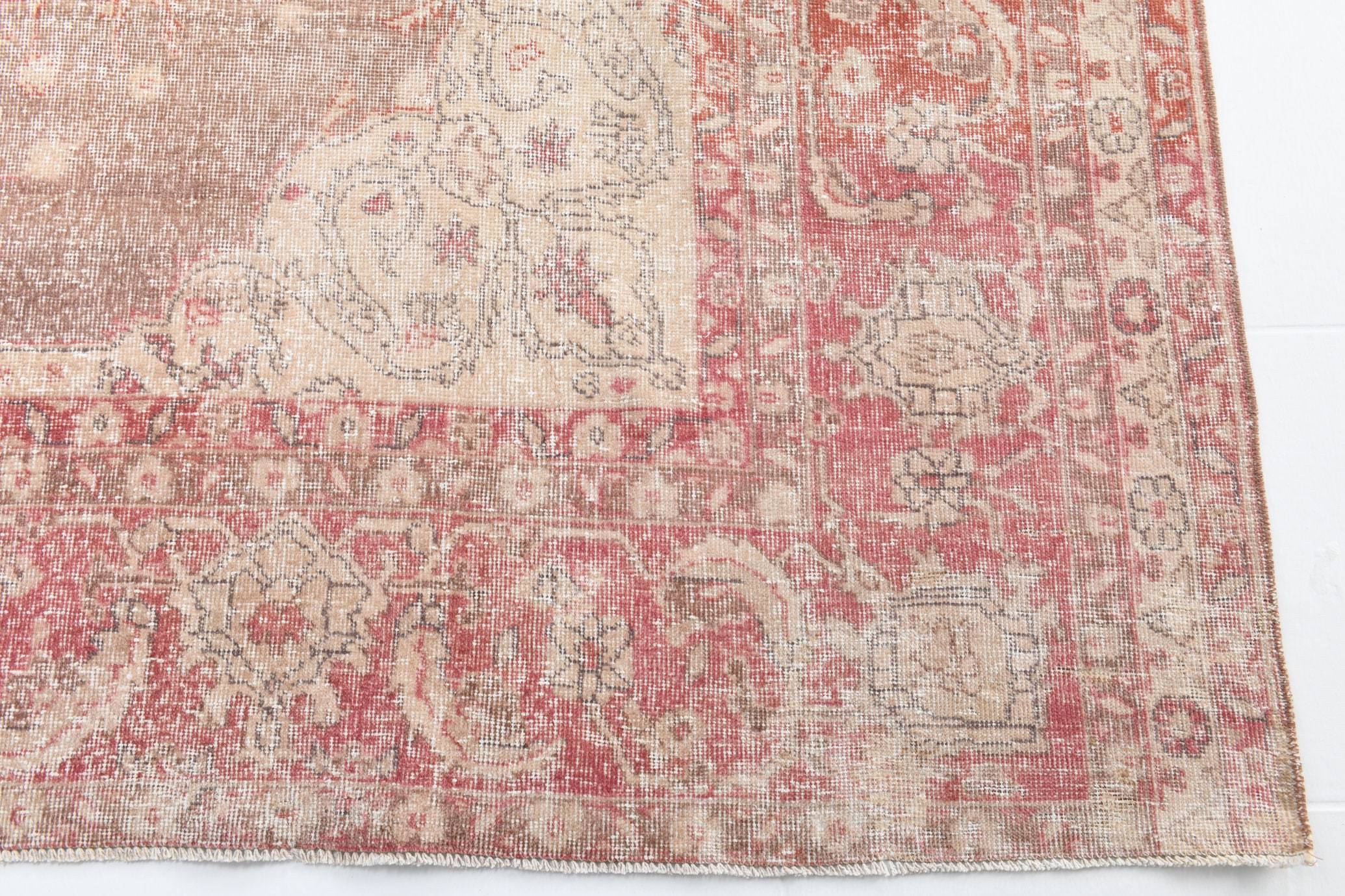 8' x 12' Red Turkish Vintage Rug  |  RugReform