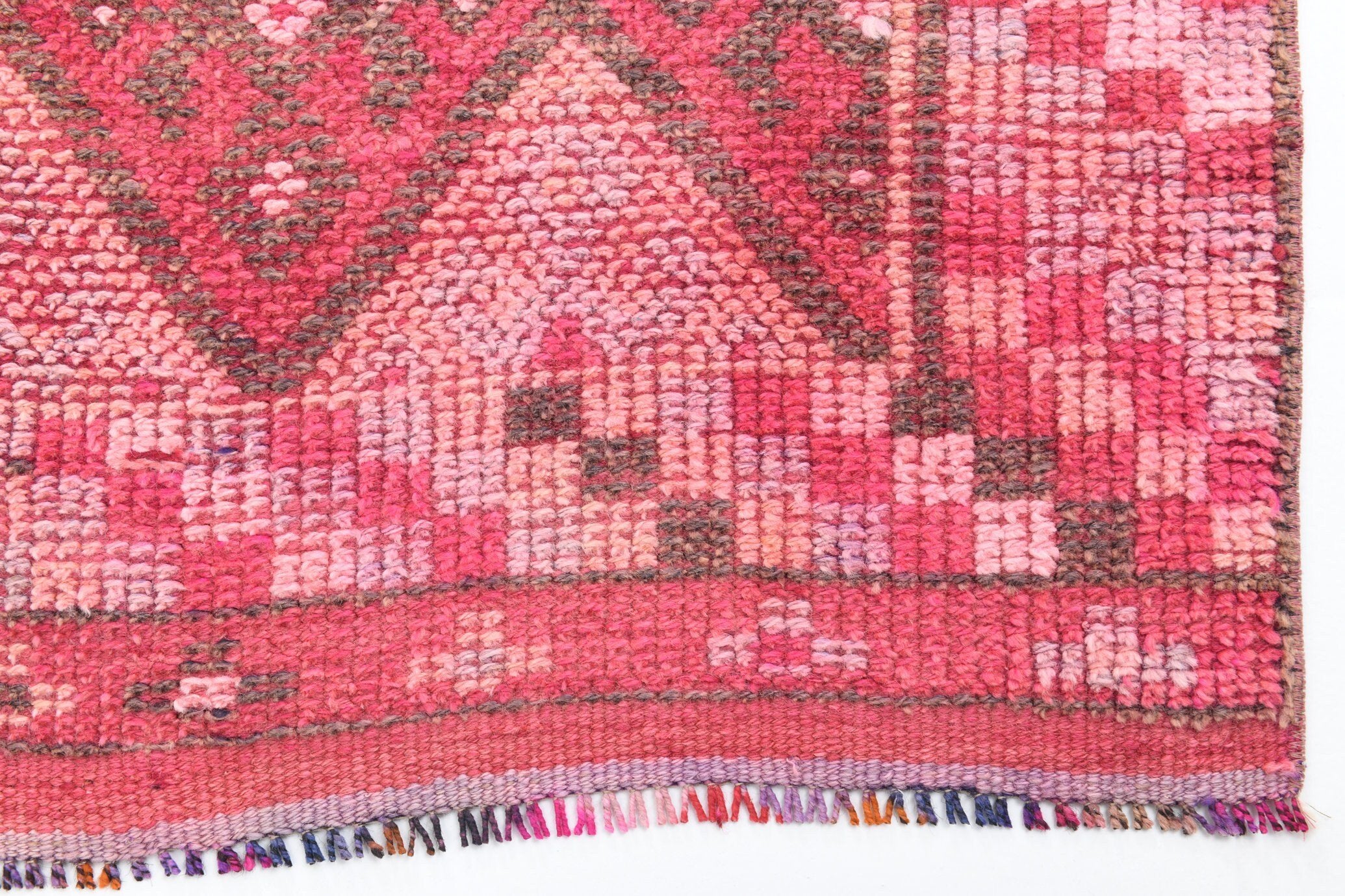 2' x 11' Pink Turkish Vintage Herki Rug  |  RugReform