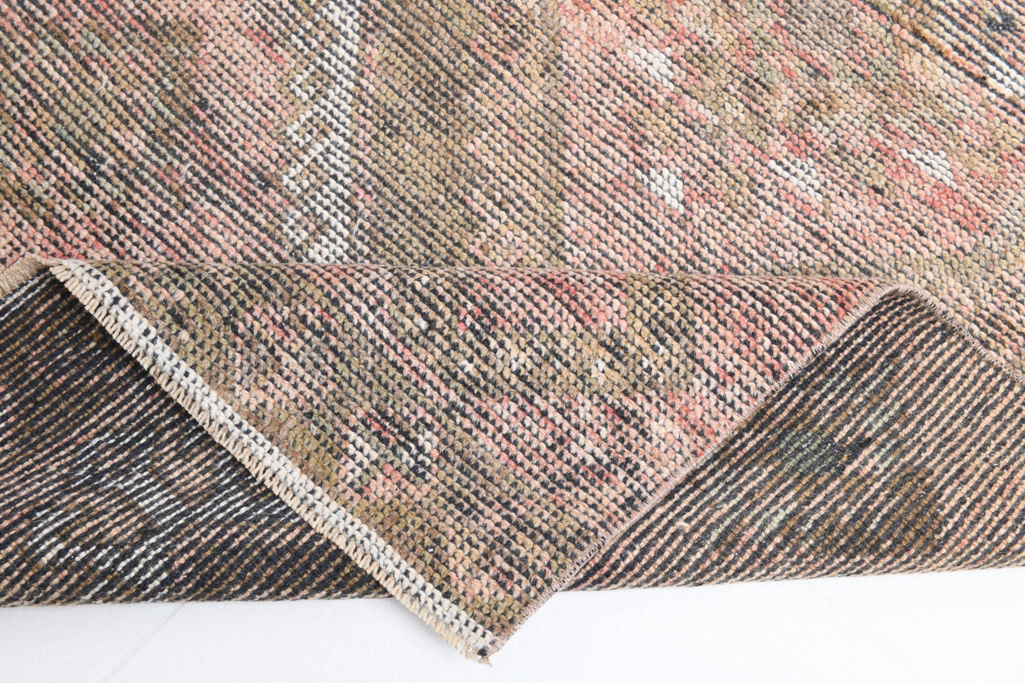 2' x 11' Multi Color Turkish Vintage Herki Rug  |  RugReform