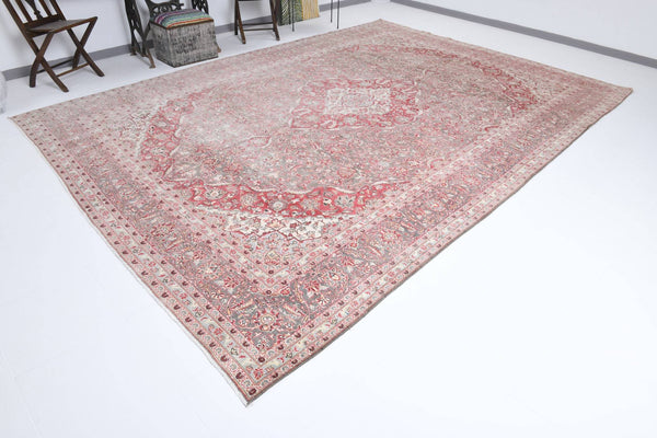 9' x 13' Red Vintage Persian Rug  |  RugReform