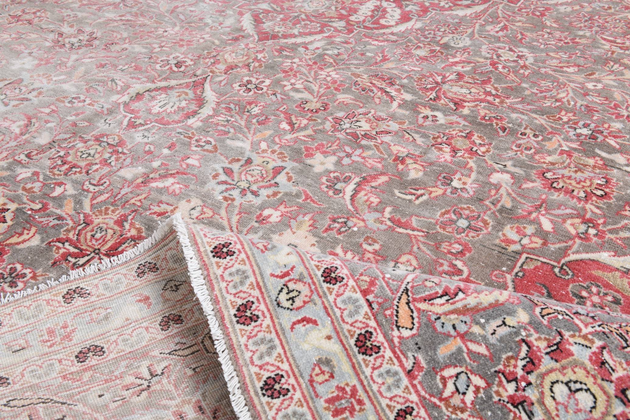 9' x 13' Red Vintage Persian Rug  |  RugReform