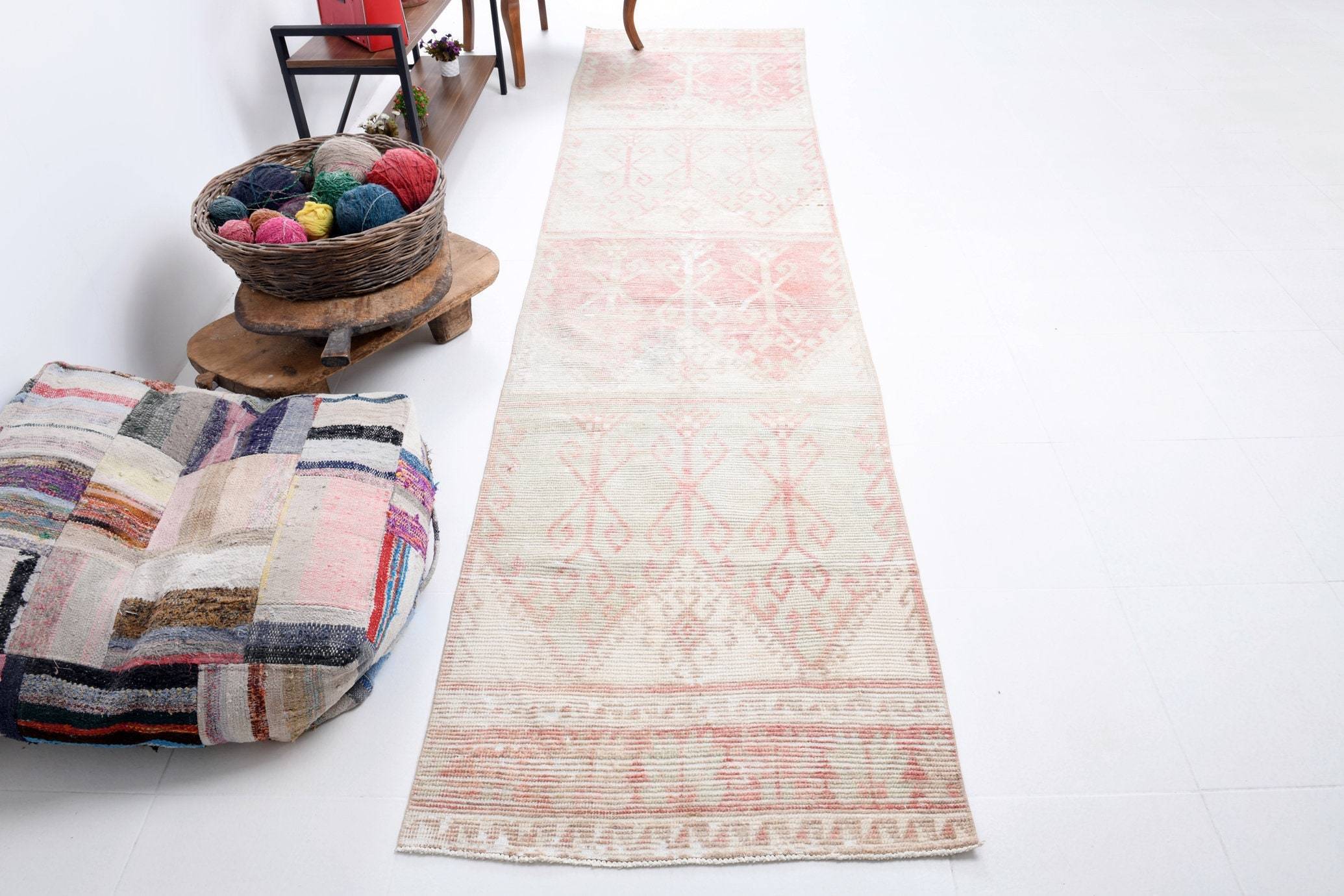 2' x 12' Red Turkish Vintage Runner Rug  |  RugReform