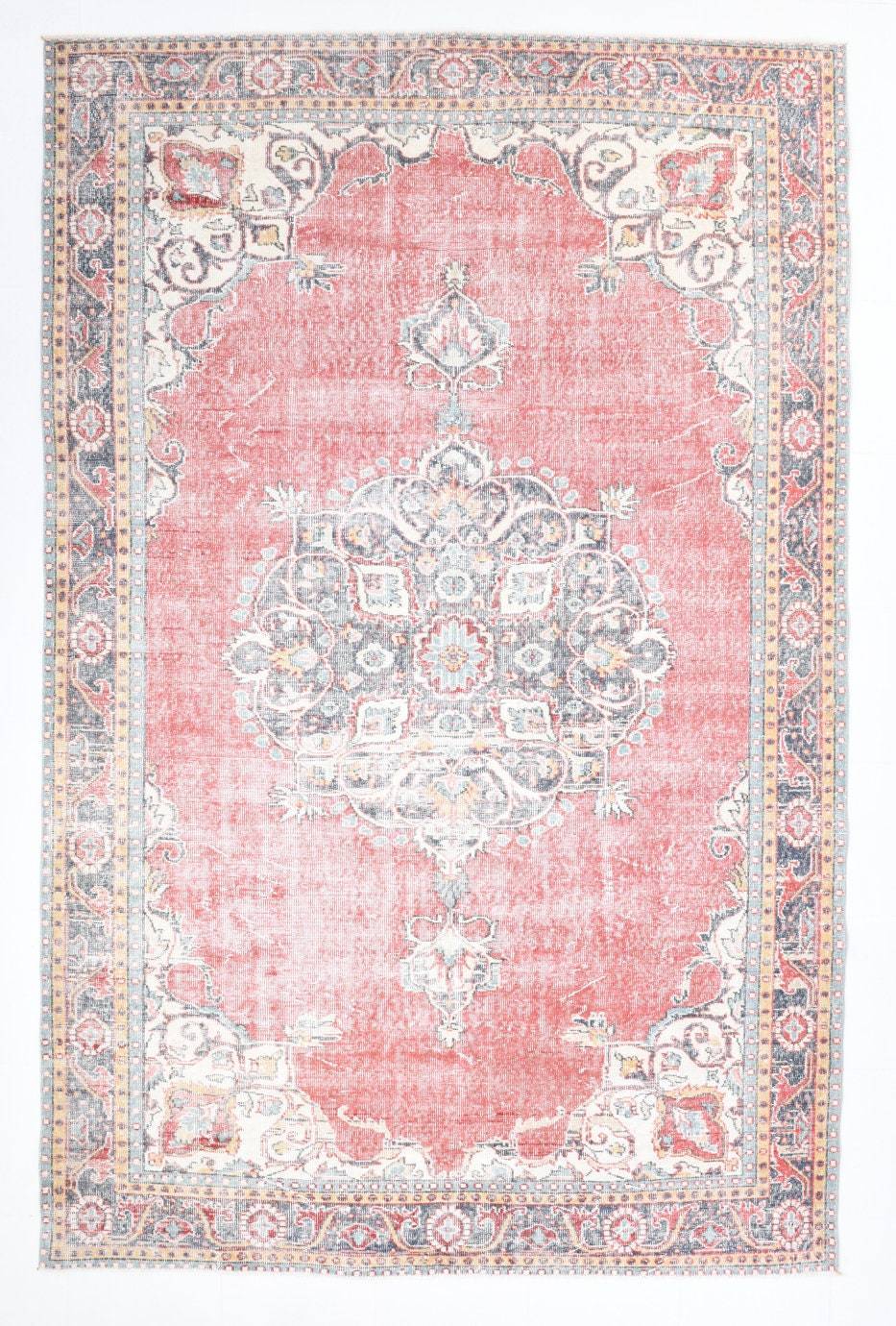 6' x 10' Red Turkish Vintage Rug  |  RugReform