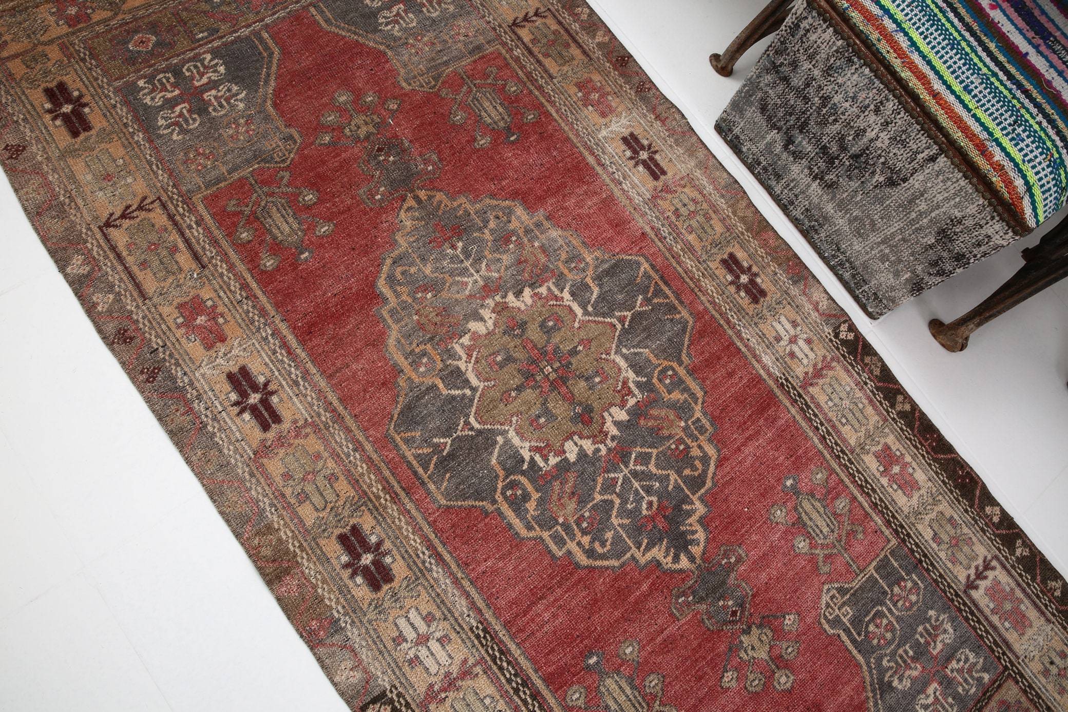 3' x 6' Red Turkish Vintage Rug  |  RugReform