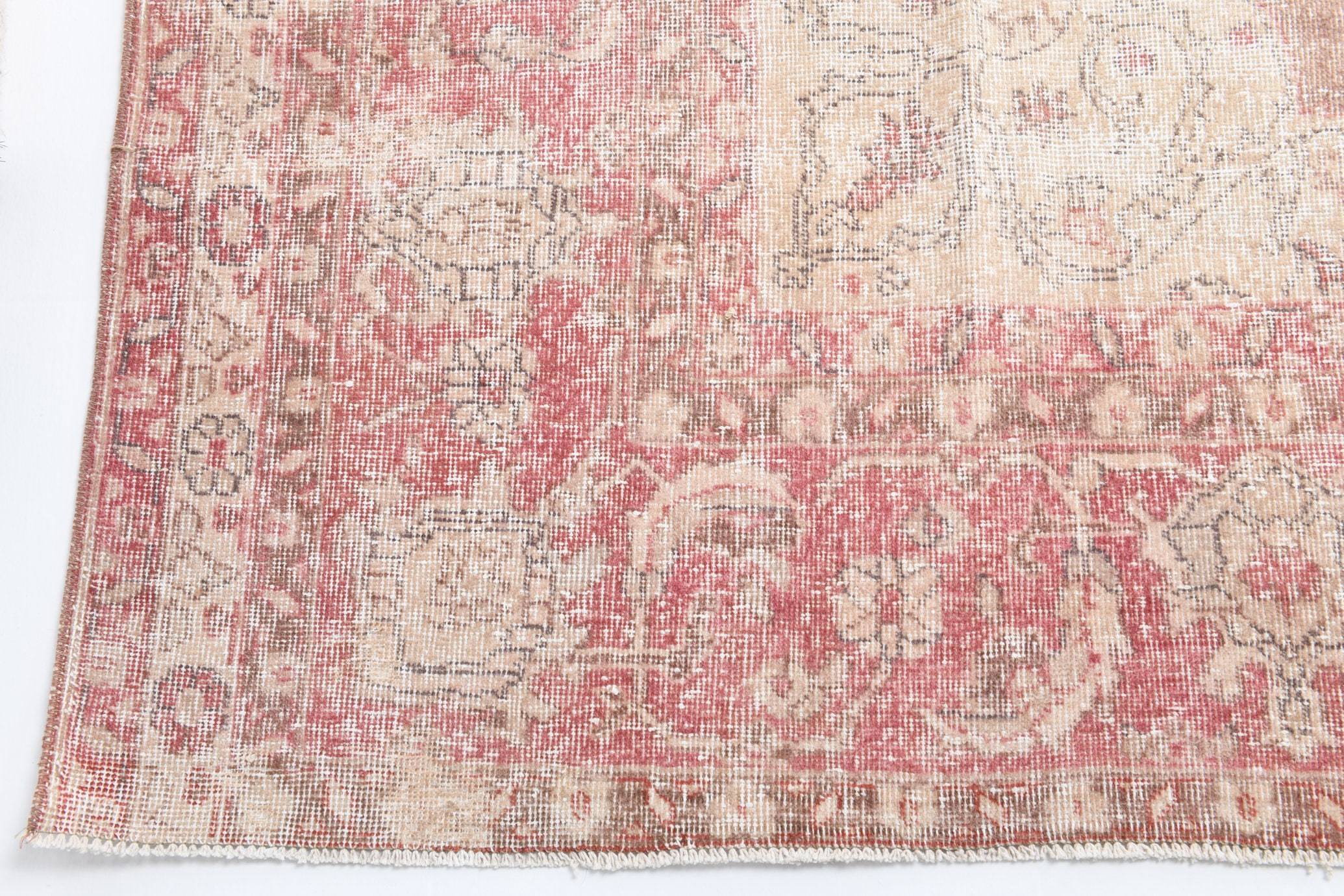 8' x 12' Red Turkish Vintage Rug  |  RugReform