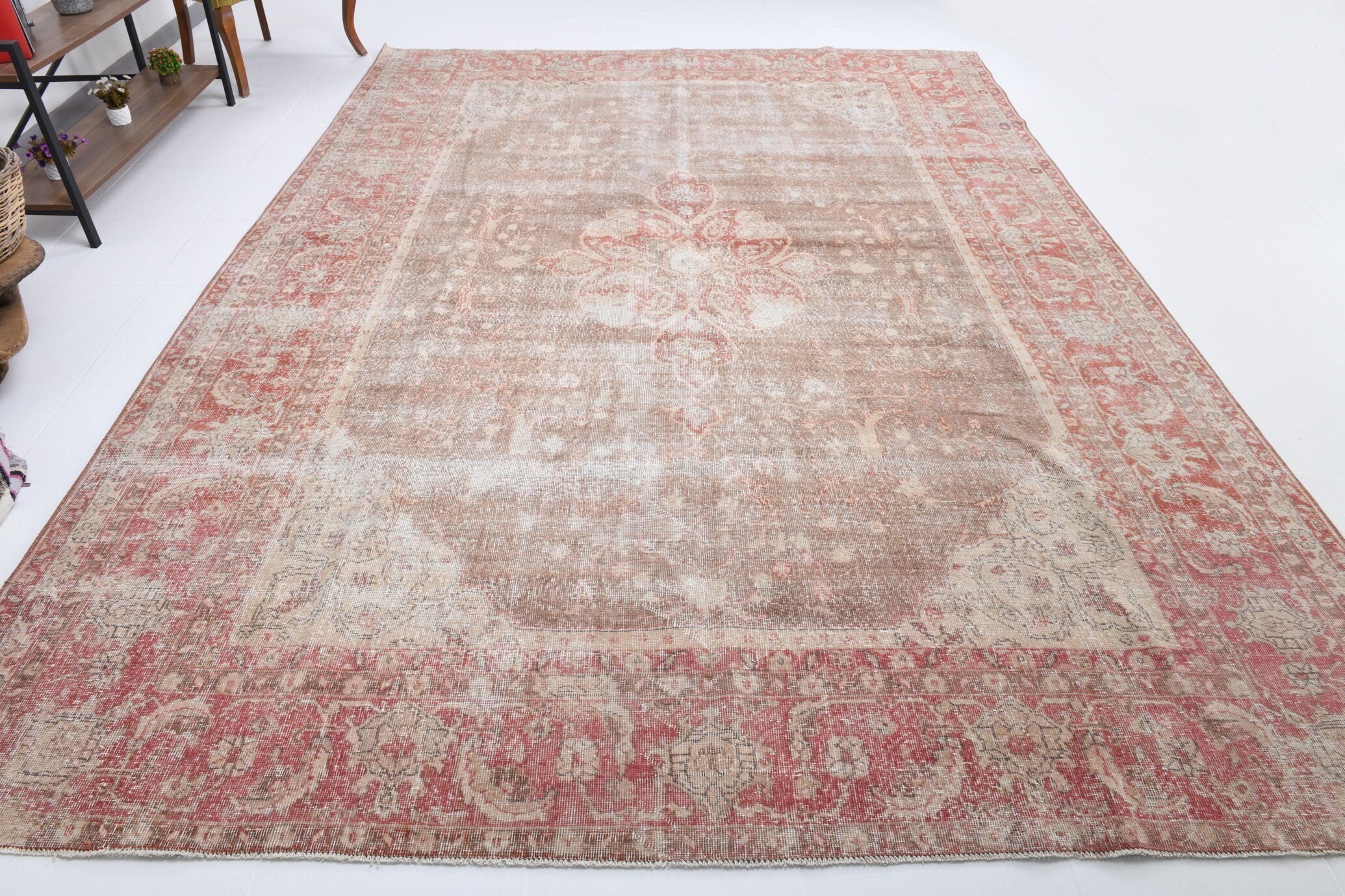 8' x 12' Red Turkish Vintage Rug  |  RugReform