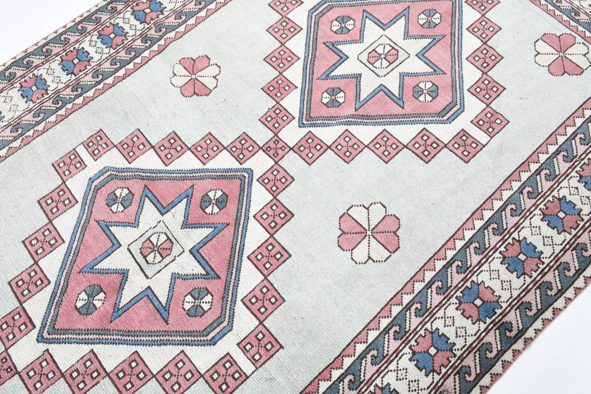 5' x 7' Pink Turkish Vintage Rug  |  RugReform