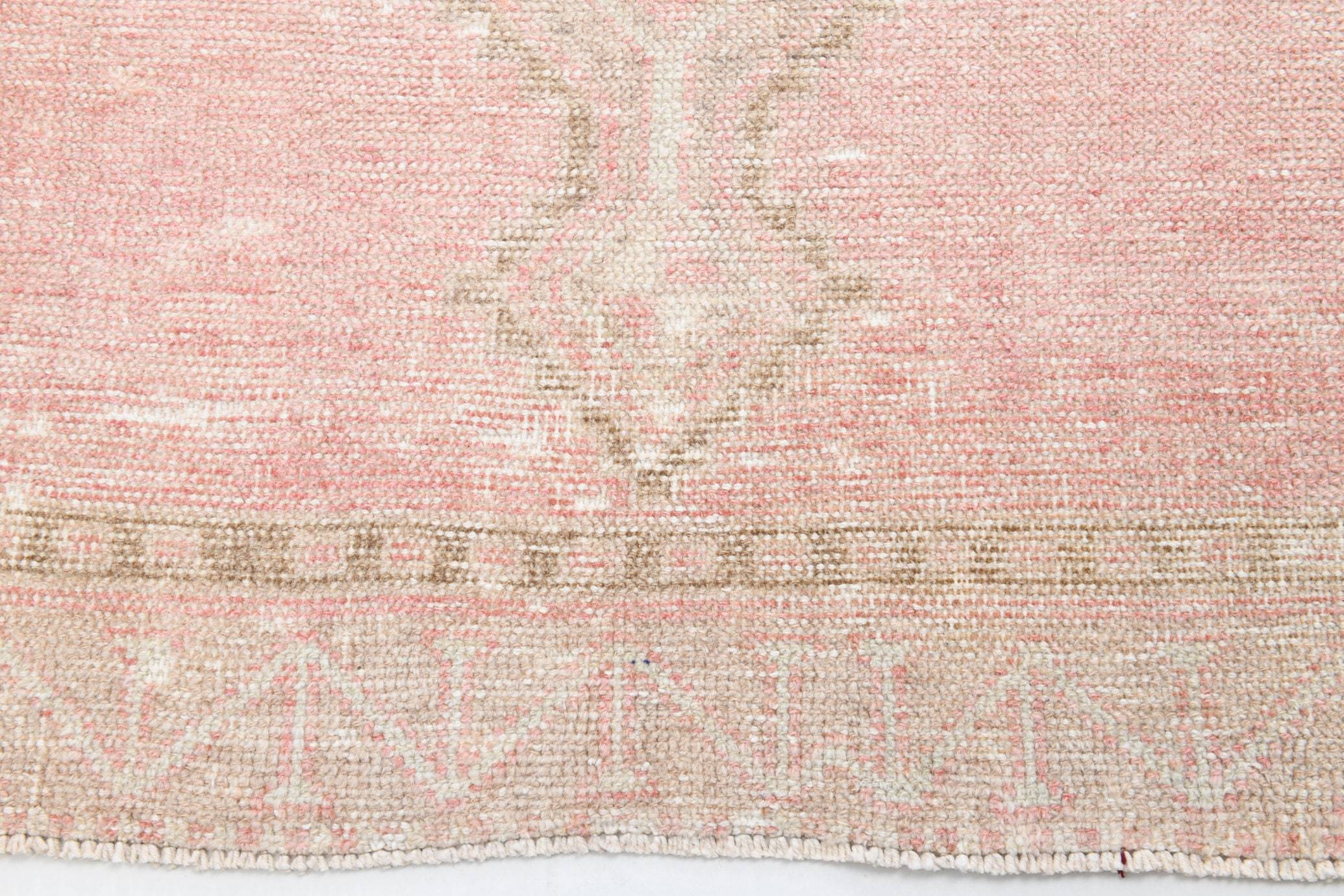 2' x 13' Pink Turkish Vintage Runner Rug  |  RugReform