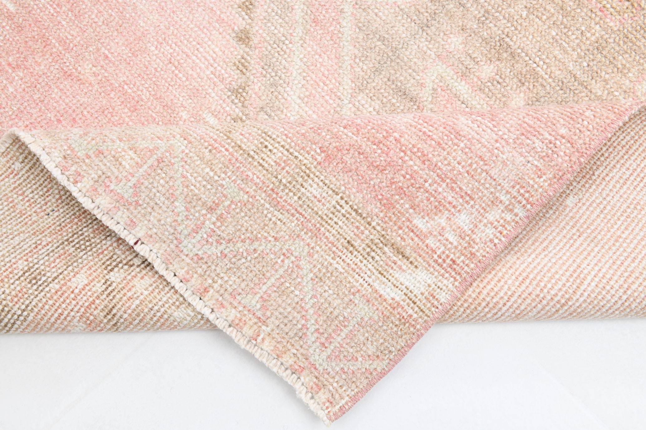 2' x 13' Pink Turkish Vintage Runner Rug  |  RugReform