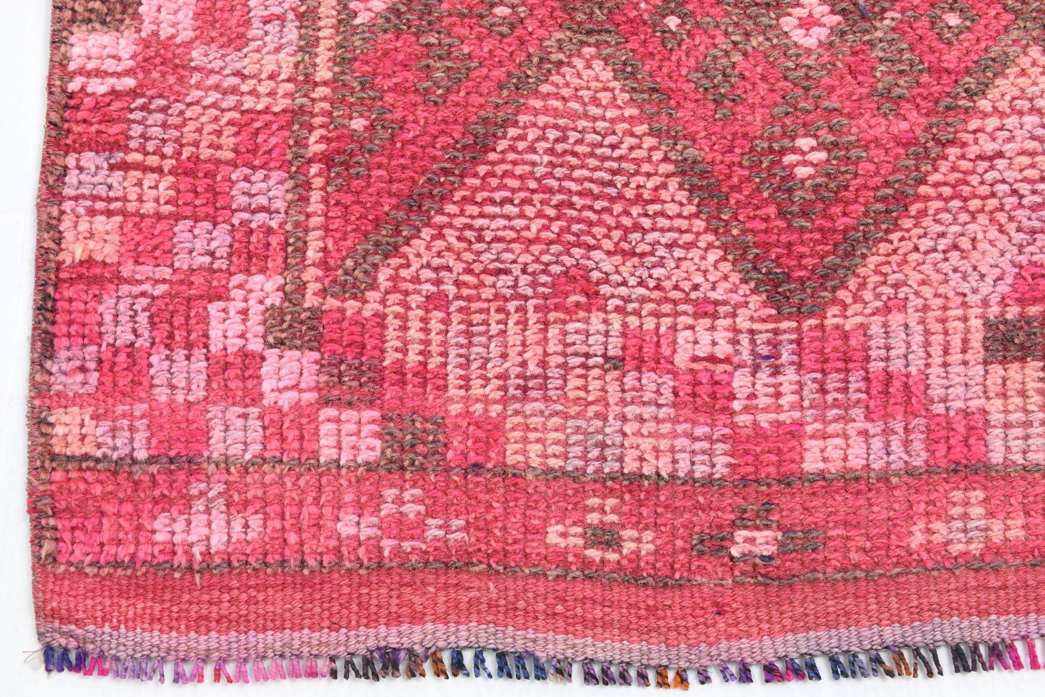 2' x 11' Pink Turkish Vintage Herki Rug  |  RugReform