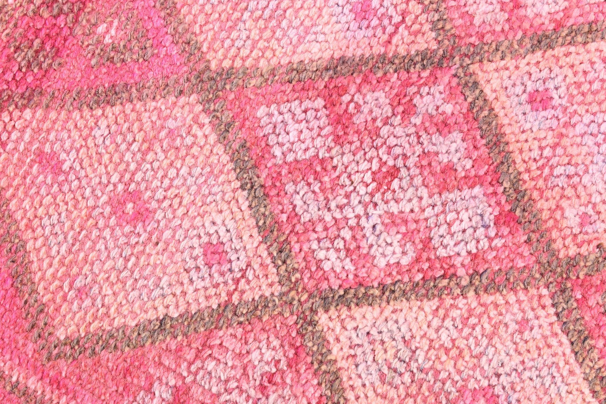 2' x 11' Pink Turkish Vintage Herki Rug  |  RugReform