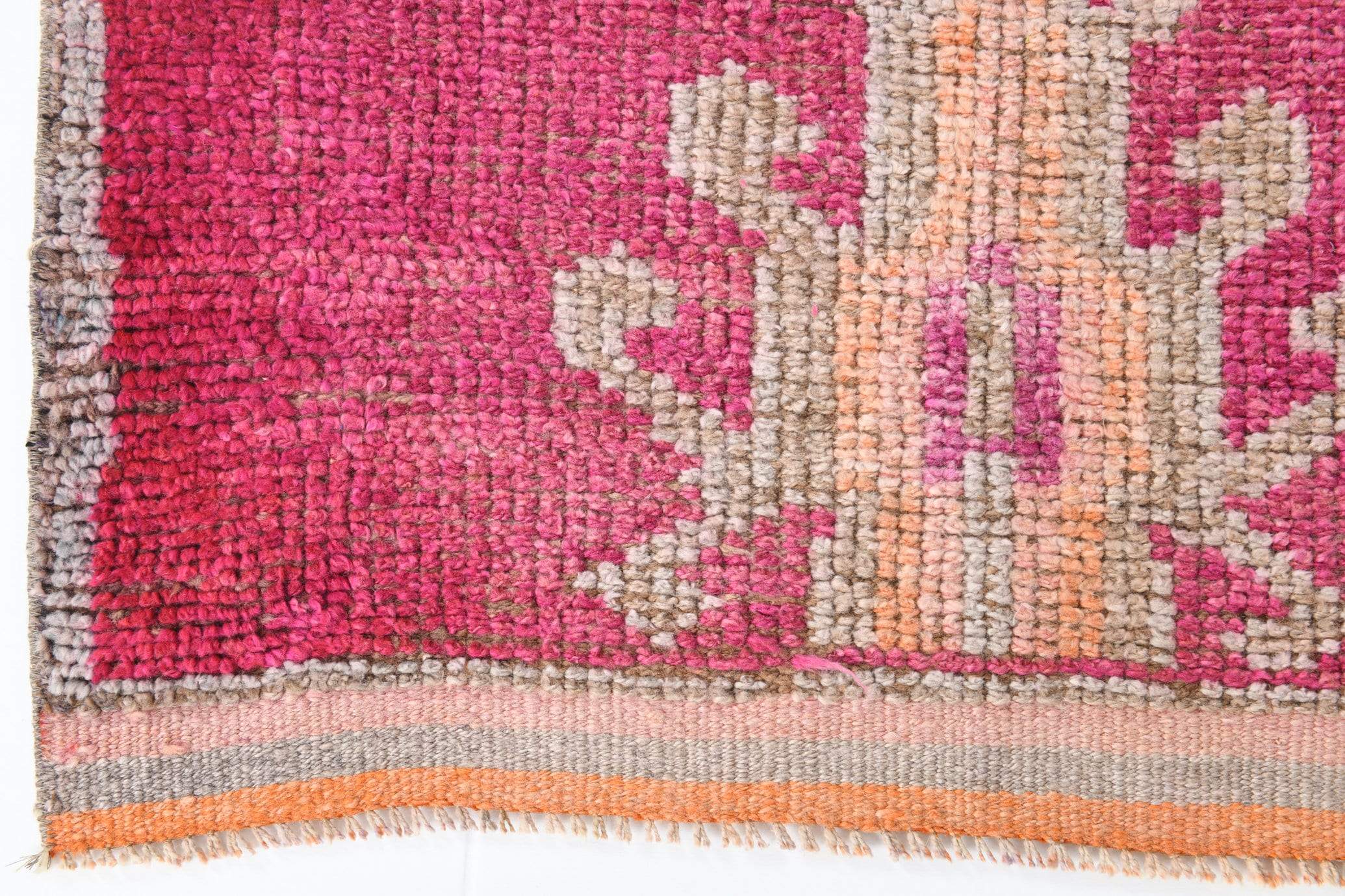 2' x 11' Pink Turkish Vintage Herki Rug  |  RugReform