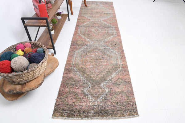 2' x 11' Multi Color Turkish Vintage Herki Rug  |  RugReform