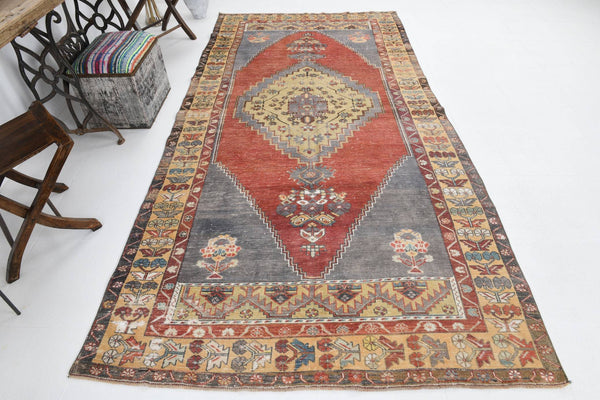 5' x 10' Red Turkish Vintage Rug  |  RugReform