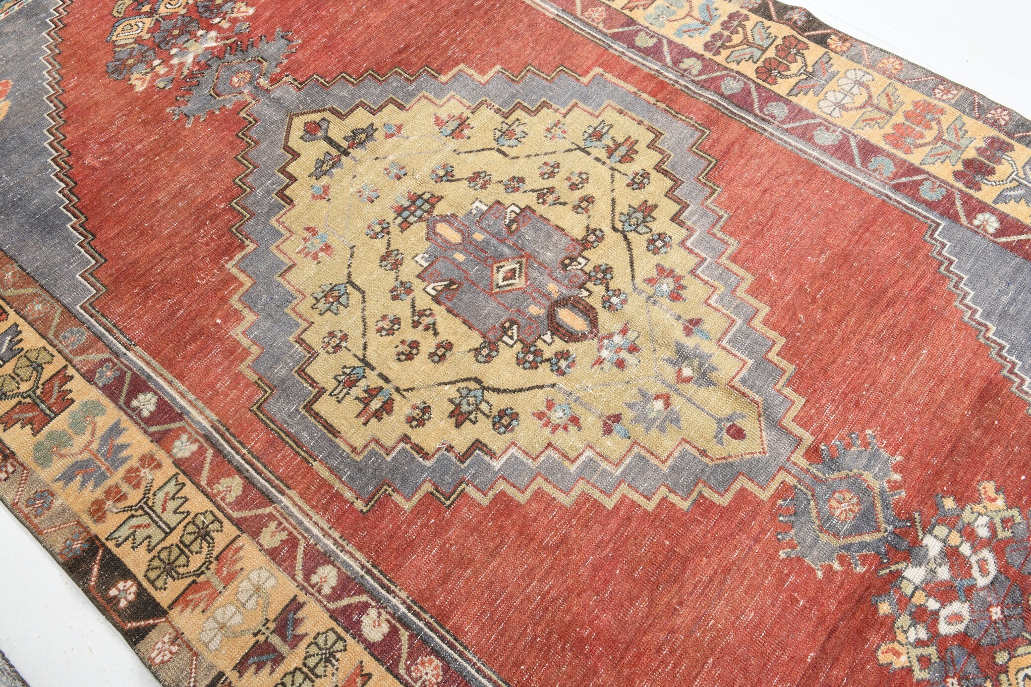 5' x 10' Red Turkish Vintage Rug  |  RugReform